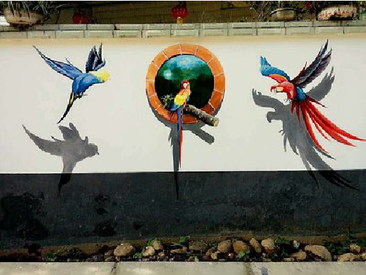 德昌视觉错位-3D墙绘设计