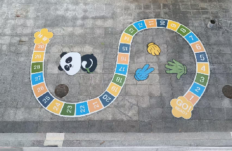 德昌地面游戏彩绘