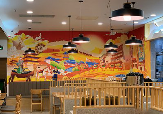 德昌商业空间彩绘介绍。