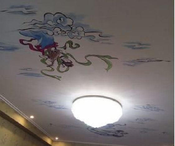 德昌如何快速绘制天花板上的手绘墙？